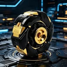 1 Pc Cyber Mecânico Gear Fidget Spinner Liga De Metal EDC Toy Giroscópio Circular Deformável Rotação Silenciosa Alívio D