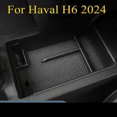 ​ Para Haval H6 2024 : Organizador De Console Central ABS Com Bandeja Antiderrapante Removível-Caixa De Armazenamento Se