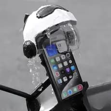 ​ Suporte De Telefone À Prova De Choque Para Motocicleta-D'água Antivibração Navegação De Pilotos De Entrega Ajuste Univ