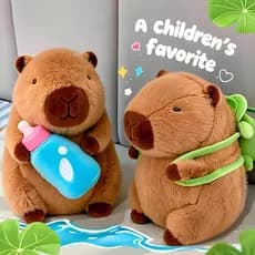 Brinquedo de Pelúcia Charmoso Capivara - Presente Fofinho Perfeito para Aniversários 22cm