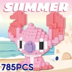 Stitch Blocos De Construção Nano DIY De Micro Personagens De Desenhos Animados Com Modelos Stitch-presentes de feri