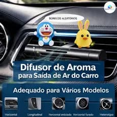 Clipe de Aromaterapia para Carro - Aromatizador para Ar Condicionado, Perfume e Purificador de Ar