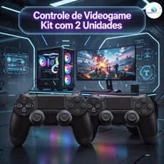 Kit com 2 Unidades Adequado para PC controle sem fio Ps4 haste de controle Gamer compatível com interruptor Oled Lite