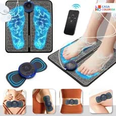 Recarregável Portátil Elétrico Mini Massageador Kit Alívio Da Dor Muscular Massagem Corpo Ombro E Pé