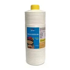 Cola Branca liquida 1Kg PVA Lavável Escolar Piratininga