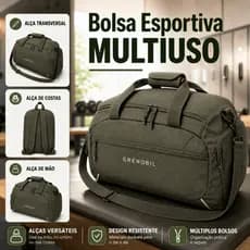 Bolsa Mala Viagem Esportiva Multifuncional 3 em 1 Reforçada Academia Porta Tenis