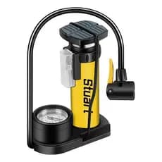 Bomba De Ar Manual Profissional Potente 160psi + Acessórios Encher Pneus Bikes Carro Bicicleta Motos