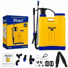 Bomba De Veneno Costal Pulverizador Agrícola Manual 20 Litros Com Alças Resistente Amarelo - Stuart