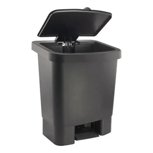 Cesto Quadrado Reforçado Lixeira De 30 Litros Super Resistente Exclusiva C/ Pedal Varias Cores