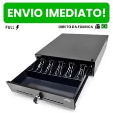 Gaveta Caixa De Dinheiro Registradora Aço Com Chaves P/ Lojas Comércio Feirantes Restaurante Mercado