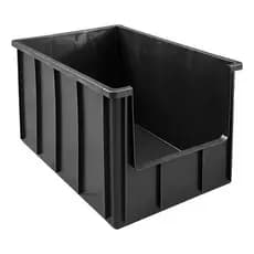 Caixa De Areia Gato Pet Plástica 61 Litros Grande Resistente Organizadora Com Abertura Frontal V