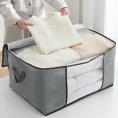 Caixa Saco Organizador Cobertor Casaco Guarda Roupa Ecológico Anti-Poeira Umidade Insetos Multiuso ychen