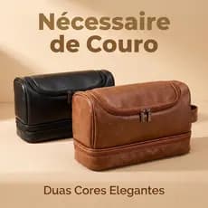 Nécessaire De Viagem Unissex Em Couro De Falso Impermeável De Dupla Camada Com Grande Capacidade YCHEN