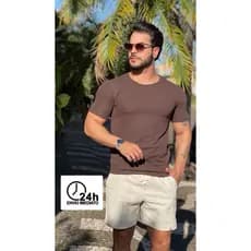 Camiseta Básica Tricot Premium Masculina Original M Artt