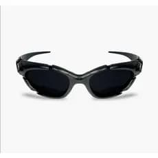 Óculos de sol Unissex Plati Futurista Metal Proteção UVB Envio imediato Polarizado