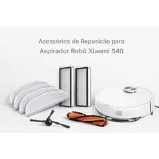 Acessórios de Reposição Aspirador Robô Xiaomi S40 PANO MOP /ESCOVA principal/lateral/FILTRO HEPA principal/lateral