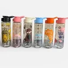 Garrafa Squeeze 700 Ml Plastico diversas estampas,ideal para hidratação na caminhada,academia,escola e outras atividades