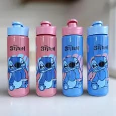GARRAFA AGUÁ SQUEEZE STITCH PLASTICO 700 ML LIVRE DE BPA IDEAL PARA COLÉGIO ACADEMIA LAZER E OUTROS AFAZERES NO DIA DIA.