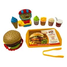 Kit Brinquedos de Menino Comidinha de Brinquedo Infantil Menina Caixa Registradora Cozinha Infantil