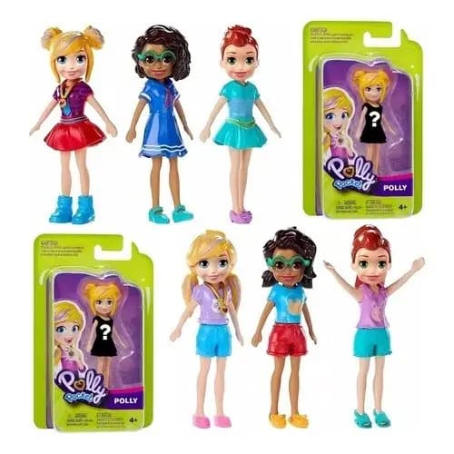 Kit 2 Polly Pocket Boneca Surpresa Modelo Aleatório - Mattel