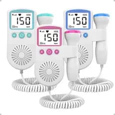 Monitor De Frequência Cardíaca Para Bebês Uso Doméstico Display De Gravidez Detector De Som Fetal Bebê
