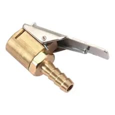 Bico De Ar Para Encher Pneu Calibrador Com Trava Borracharia De Metal