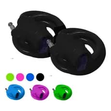 Trava Cabo de Aço Bike Moto Cadeado Segurança 100 cm 1 mt 2 Chaves Anti Roubo Com Suporte de Quadro