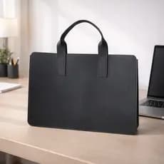 Maleta Notebook Executiva 13 14 15 Polgadas Bolsa Trabalho Couro Sintético Premium