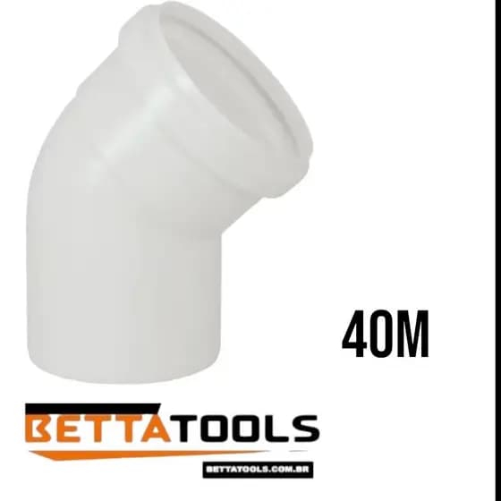 Joelho 45' Esgoto Conexão 100m 75m 40m 50m krona plastubos