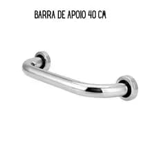 Alça De Apoio Banheiro Barra Inox 40cm Cadeirante Idoso