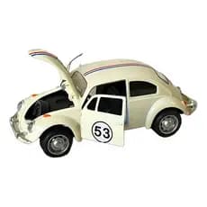 Carrinho Fusca Ferro De Fricção 53 Miniatura Colecionável