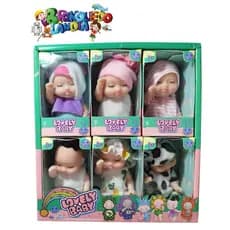 Kit com 3 Boneca Mini Bebê Reborn Recém Nascida Realista Com Roupas Sortidas