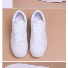Tênis Casual Feminino Branco Confortável – Solado Alto, Leve e Versátil para Dia a Dia escolar