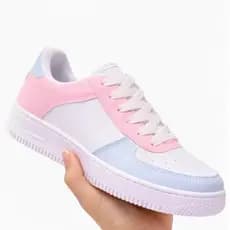 Tênis Feminino Casual Branco – Super Confortável | Oferta Imperdível