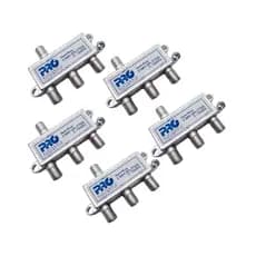 Kit com 5 Divisores 1x4 Satelite 5-2400 MHZ Proeletronic