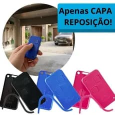 Carcaça para Controle NTX Rossi Frente Fundo Botão Clip