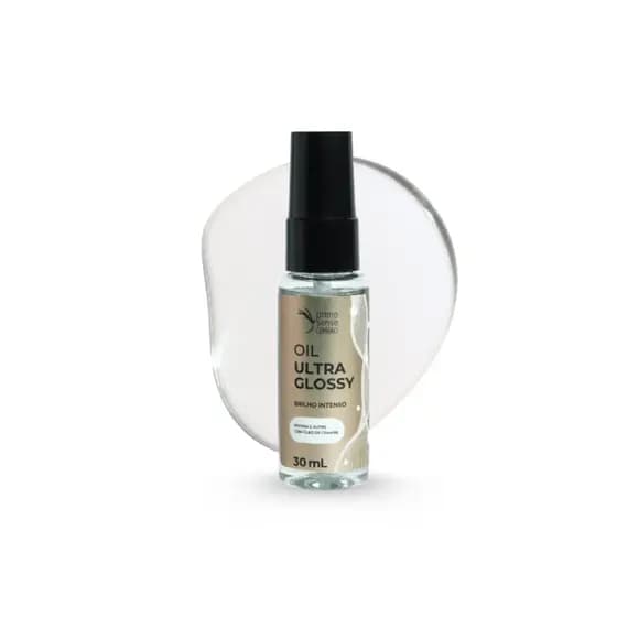 Óleo Reparador Capilar Perfumado Ultra Glossy - Brilho Intenso e Proteção Térmica - Brascare - 30 mL