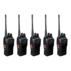 Kit 5 Radio Comunicador Baofeng 777s 12km Walkie Talkie 16 canais longa distância profissional segurança         empresa