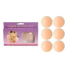 3 Tapa Mamilos Protetor Bico De Seios Aureola De Silicone Tamanho Universal Todas as Idades Super Aderente  Não Desgruda