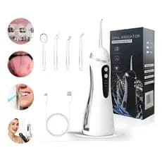 Limpador Oral Dental Bucal Gengiva Aparelho Recarregável Branco Irrigador Higienizador Nasal 3.7v