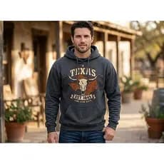 Moletom Unissex Country Texas Boi Blusa de Frio Quentinho Confortável Envio em 5h