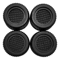 Kit 4 Pés Niveladores para Máquinas Móveis e Equipamentos Bomvink BOM-5901 Plástico Antivibração Anti-deslizante