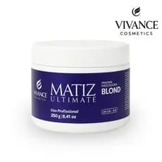 Máscara Matizadora Colored Desamareladora Cabelo - trata e mantém o loiro bonito 250ml