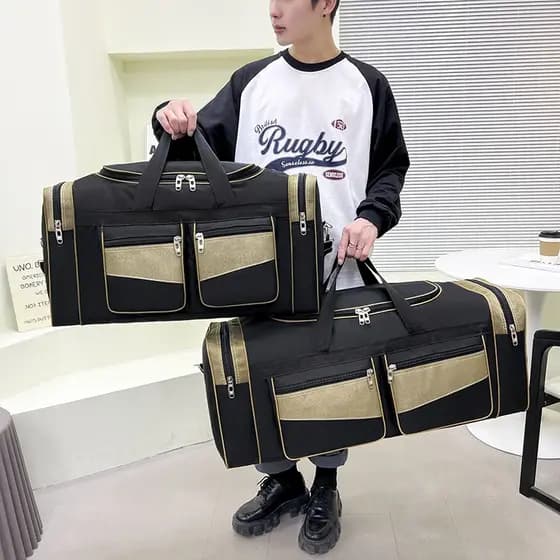 Bolsa de Viagem Grande Capacidade | Dobrável para Negócios, Avião e Curtas - Ombro Casual e Multiuso