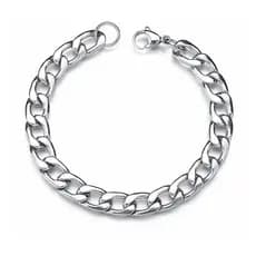 Pulseira Grossa Masculina 16mm Elo Grumet Aço Inox 316l