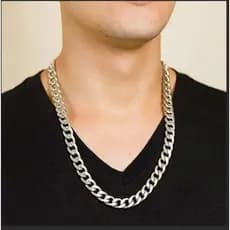 Corrente Cordão  Masculina Grossa 60 cm  Kit  14 mm Aco Cirurgico Inox Para Presente