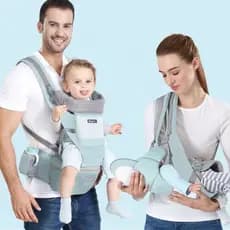 Banco De Cintura Para Bebê Canguru Bebe Passeio Varias Cores Mochila Infantil  Carrier