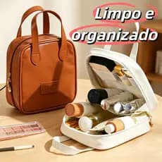 necessaire feminina bolsa de mão necessaire de higiene grande capacidade bolsa em formato de concha moderno e imponente