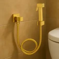 Ducha Higiênica Tokio Dourado - Ducha em Metal Gold