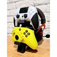 Suporte Gamer para Controles e Fone de Ouvido – Universal